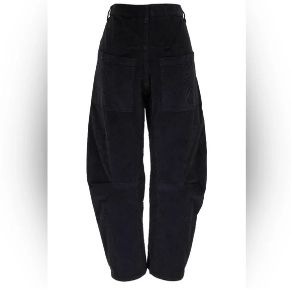 Nili Lotan Barrel Pants Black Corduroy size 12 - Picture 4 of 6